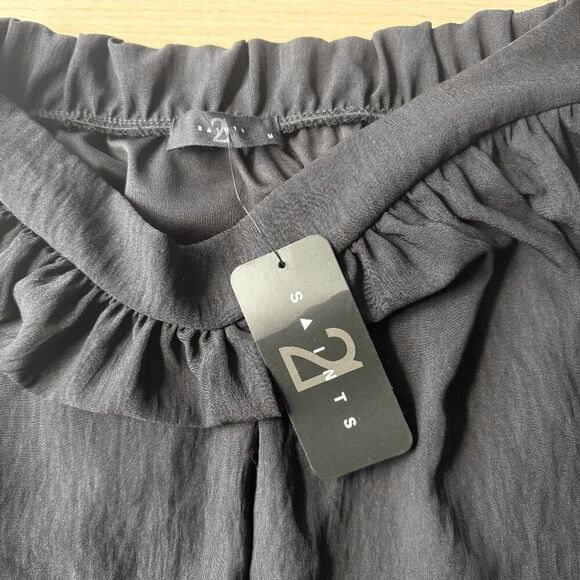 NWT 21 Saints Bubble Mini Skirt High Waist Elastic Waistband Medium Puffy Drape - Picture 6 of 6